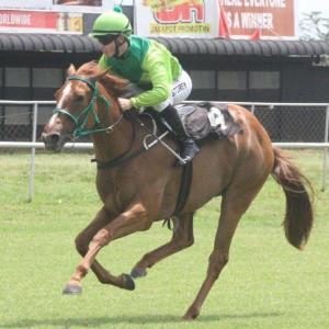 A P Ikhaja. with Apprentice Collen Storey aboard, on her way to the Borrowdale Park start