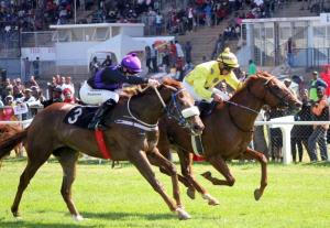 Al-Salaam and Betula Uber heading for the line.