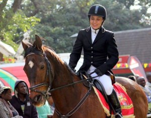 Gold Flame and Becky Chant led the OK Grand Challenge Parade.