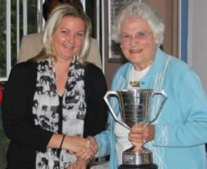 Amy Bronkhorst with Patricia Wakefield.