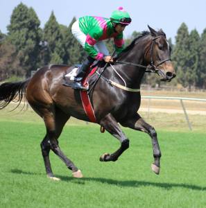 Pente's Daughter with Randall Simons up.